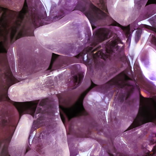 Piedra Rolada de Amatista