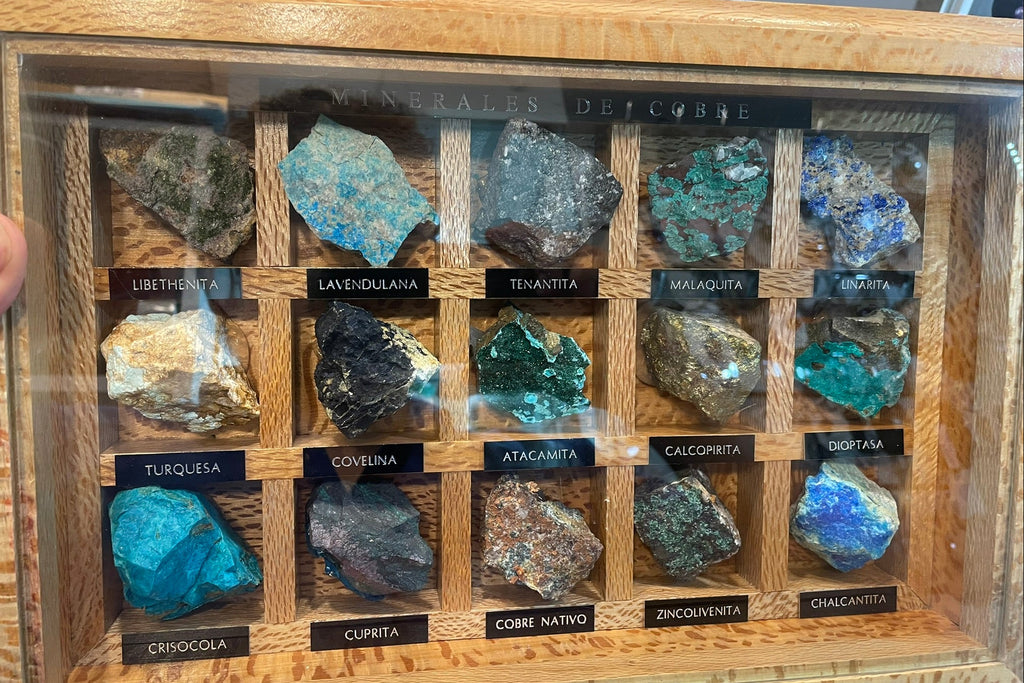 Muestrario Mineralógico De Cobre Chileno