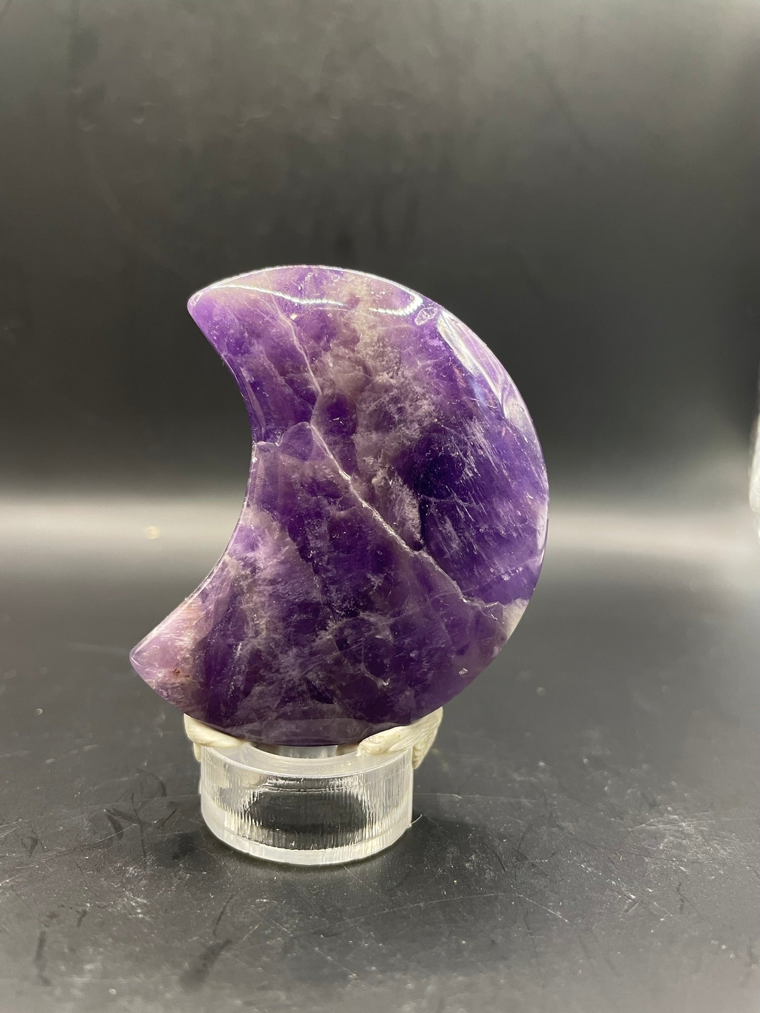 Luna creciente de Amatista