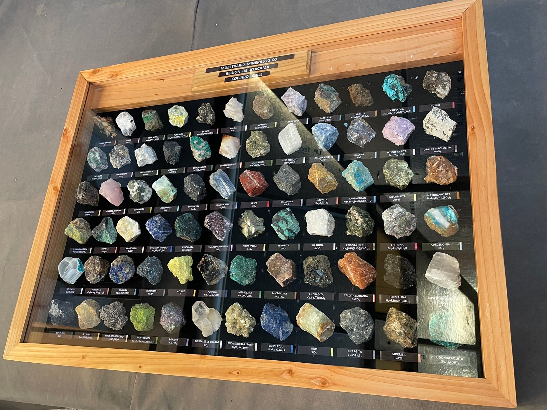 Muestrario mineralógico Alta Gama XXL