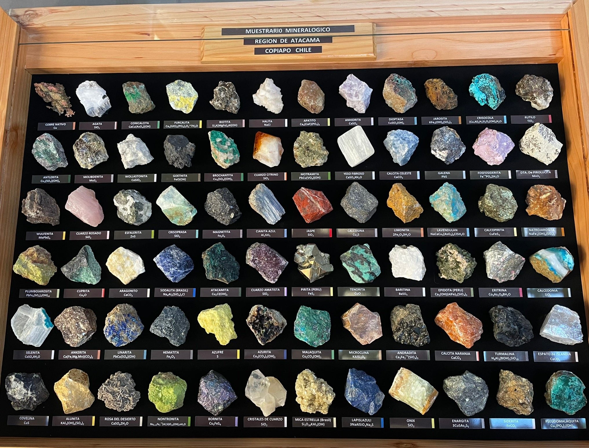 Muestrario mineralógico Alta Gama XXL