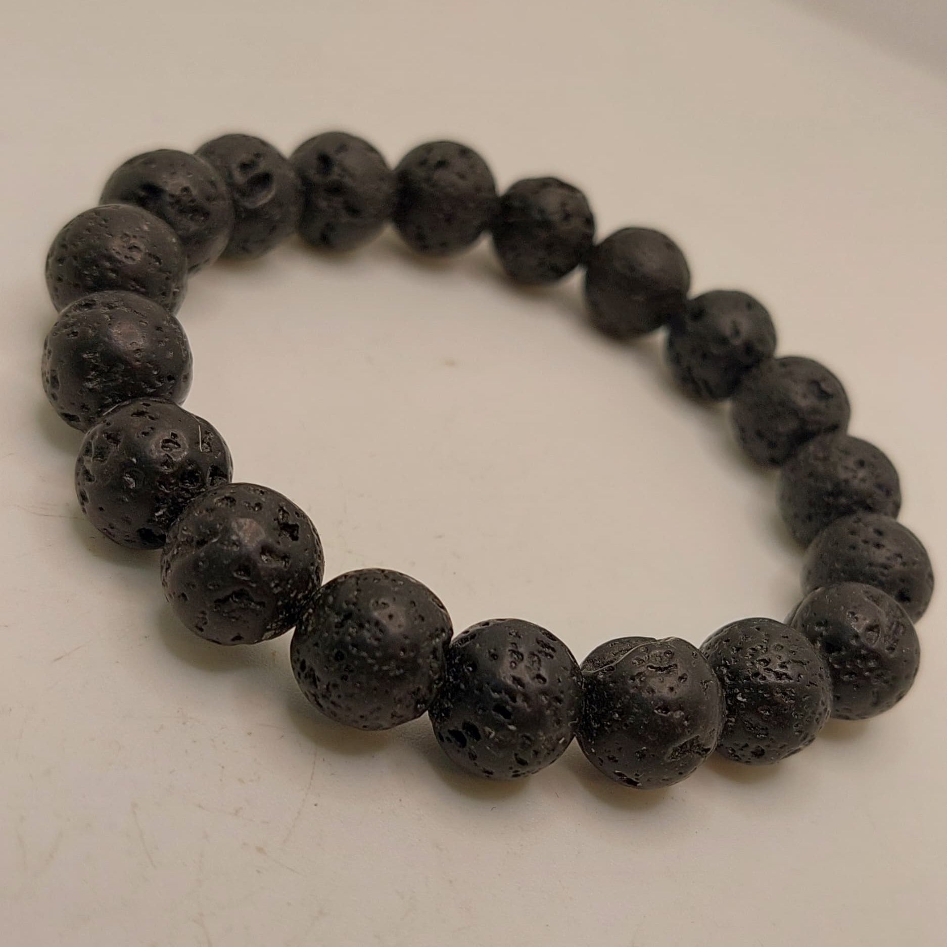 Pulsera de Piedra volcánica de 8mm